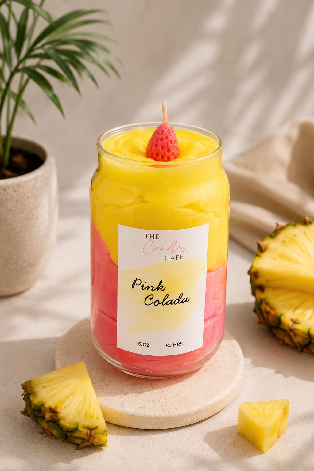 Pink Colada Tumbler Candle