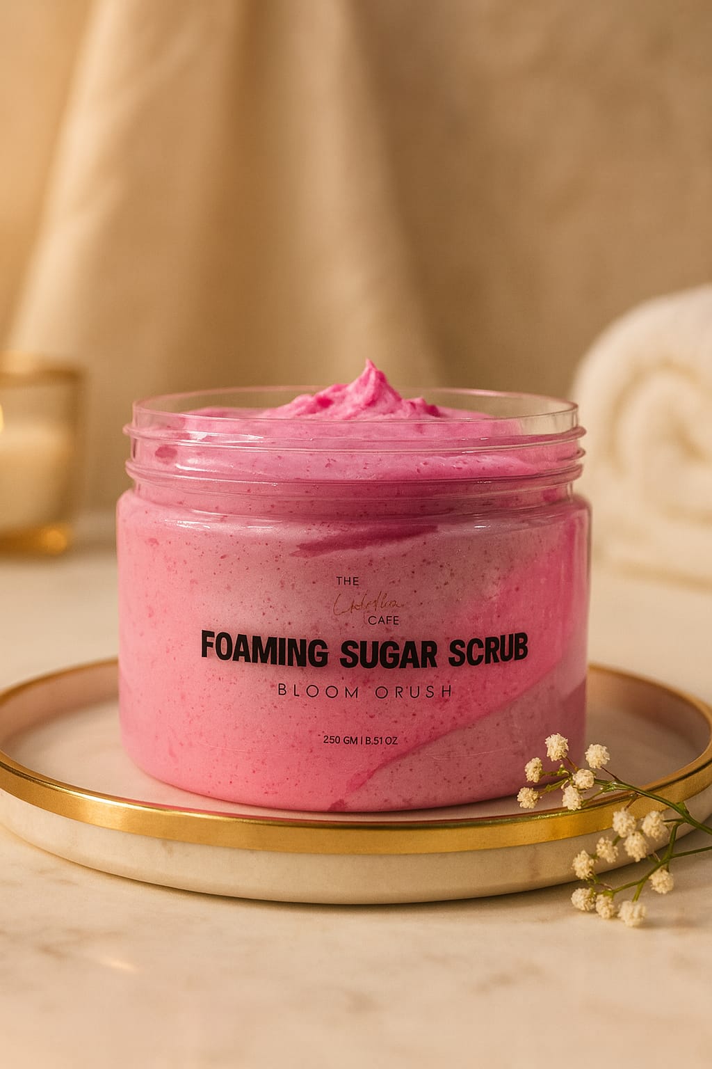 Bloom crush-Foaming Sugar Scrub