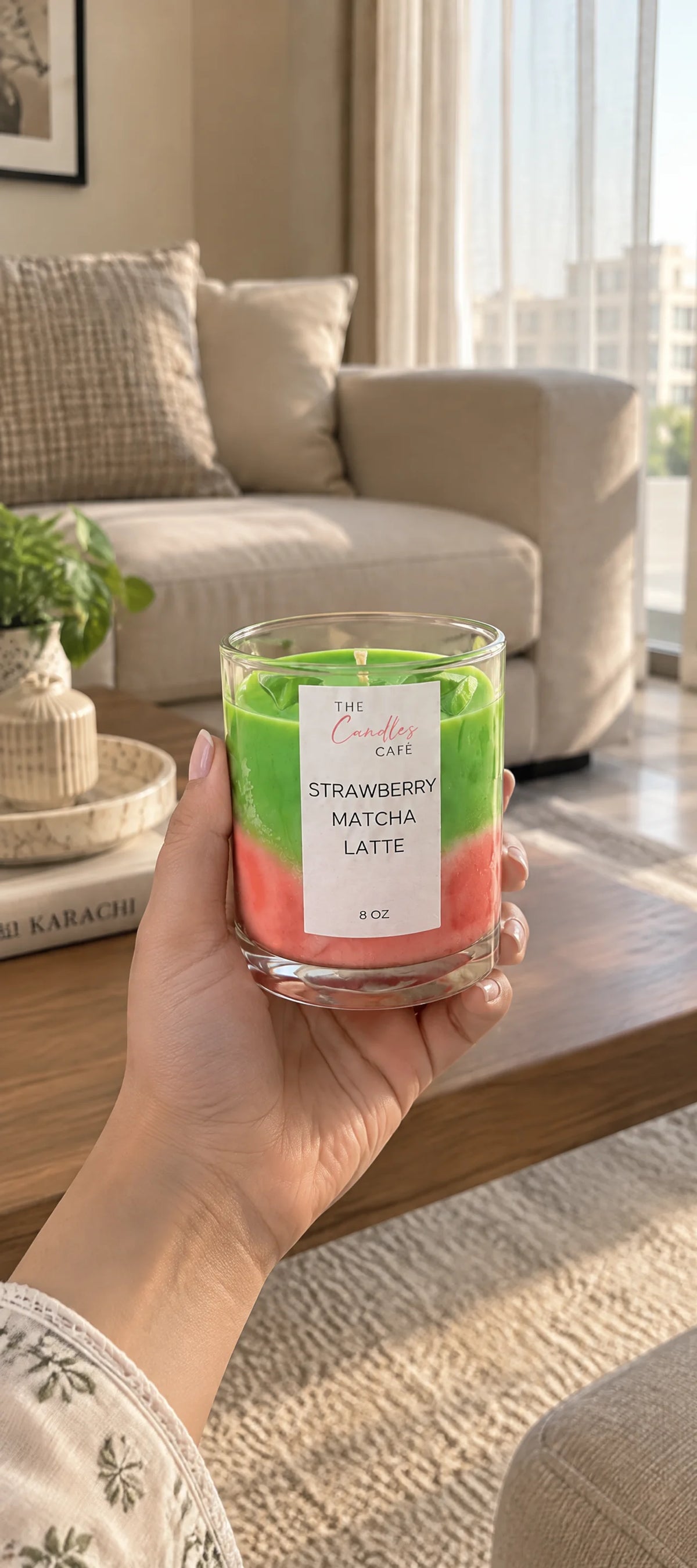 Strawberry Matcha Latte