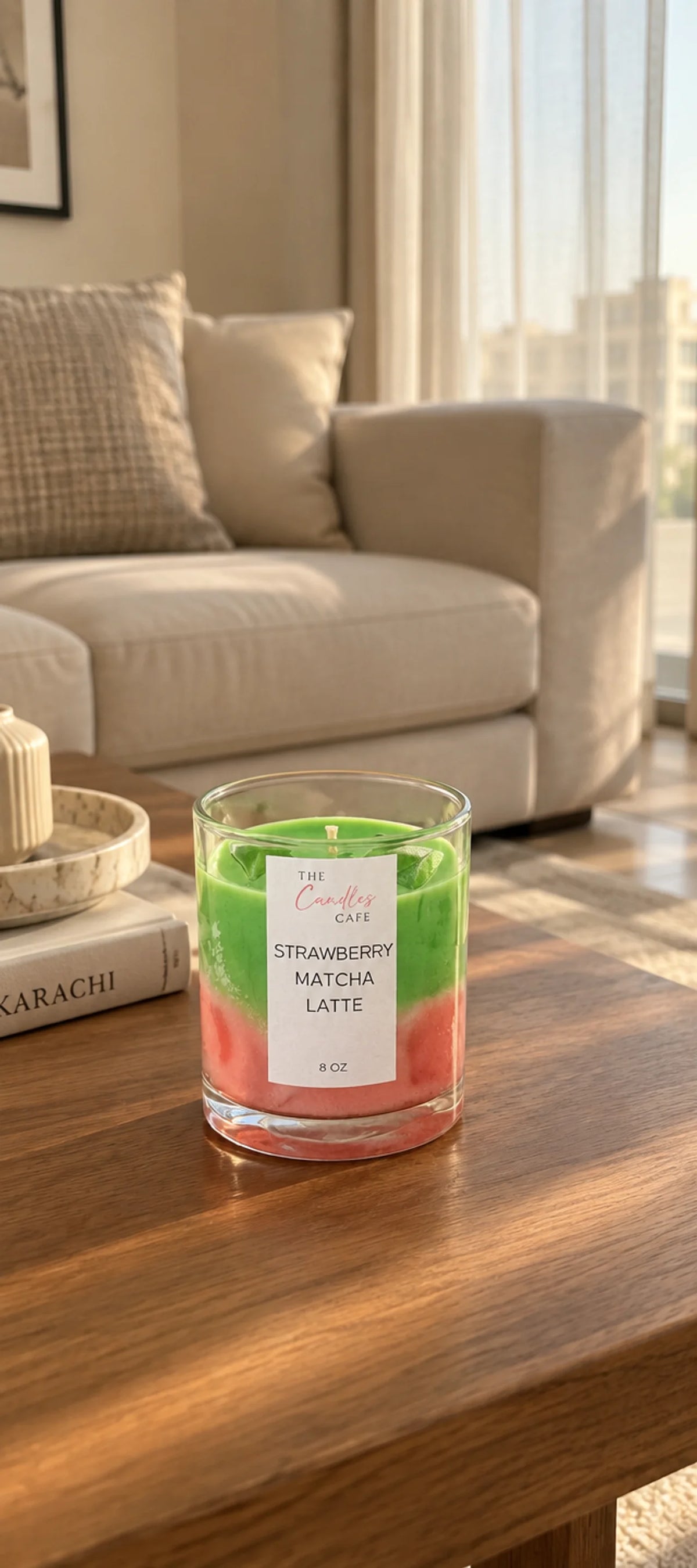 Strawberry Matcha Latte